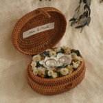 お花畑のリングピロー　*sprout＊* お名前入れ可能