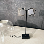 7✴︎【Sette】ミラー/シンプル/個性的/［イヤリング/ピアス］