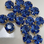 SALE！！《16こ入り》ラウンド8mm・サファイア　ガラスストーン