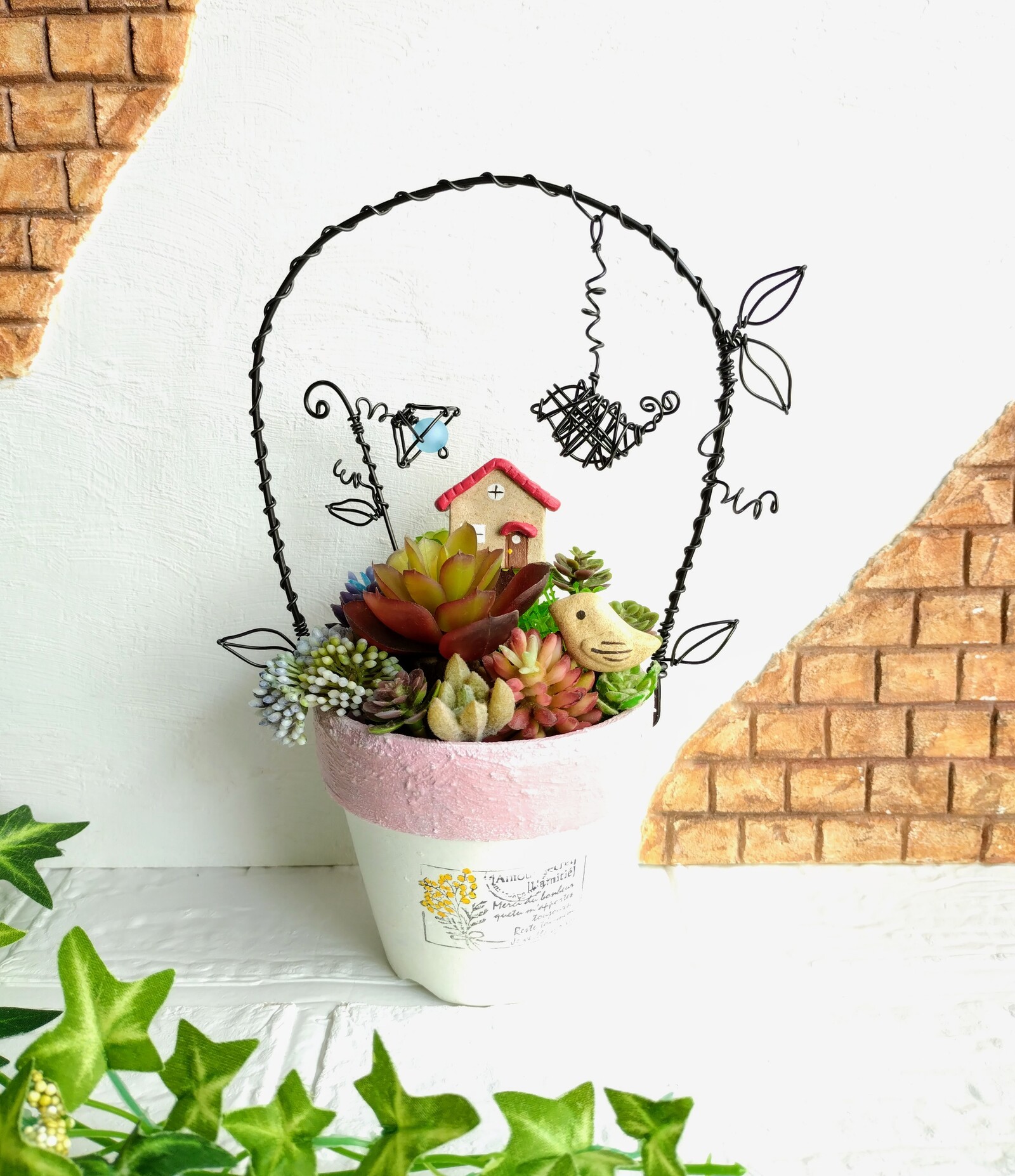 ヒロコ様　リメイク鉢　パネル生地 ヒロコ様 リメイク鉢 パネル生地