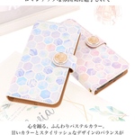 スマホケース　iPhone 送料無料　Android 全機種対応　マーブル模様　パステル　dia-122