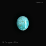 ＃８ターコイズ カボション Number Eight Turquoise 