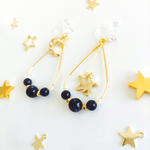 星空の雫♡ノンホールピアス