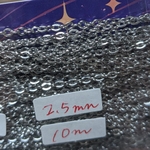 304ステンレスチェーン 10m 2.5mm幅