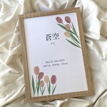 命名書 ＊ チューリップ