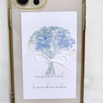 【全機種対応】スマートフォンインナーシート iPhone 花 ドライフラワー 挟む iPhone15 iPhone14 iPhone13 iPhone12 Pro mini Promax