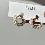 【EIMI】つぶつぶパール【チタンピアス★イヤリング】˚✧⁎⁺˳✧༚