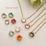 1pc berthstone 選べる誕生石*ジルコニアネックレス