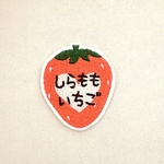  お名前ワッペン■いちご■new