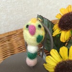 インコちゃん羊毛ストラップ