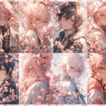 【2月受注販売品】デザインペーパー　CUTE BOY SAKURA  コラージュシート