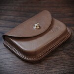 レザークラフト　名刺　カード　コイン　マルチケース