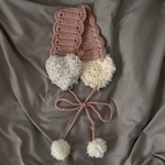 ハートのもふもふイヤーマフ