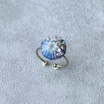 水光リング　ビジュー　フリーサイズ　華やか　スイコウ