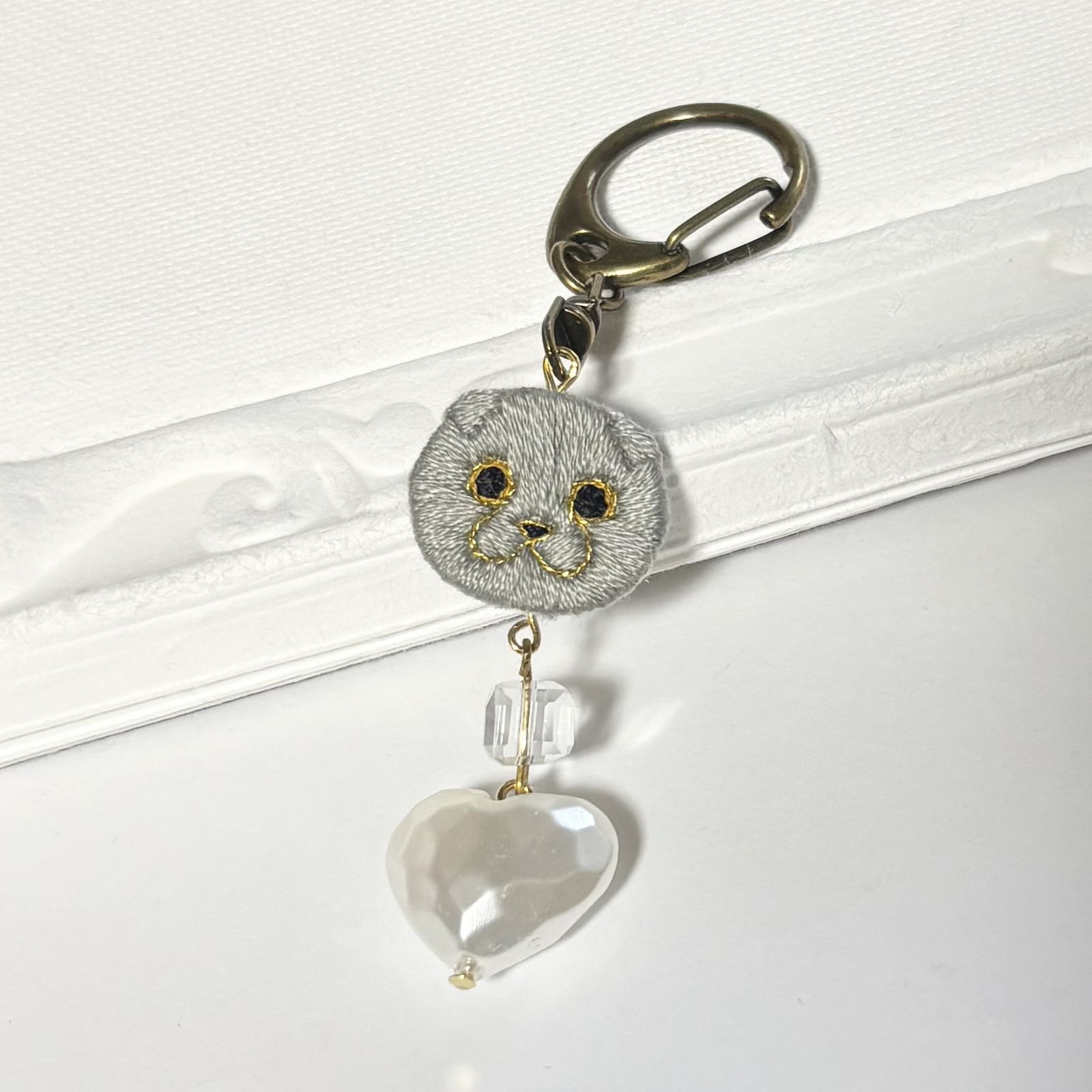 シャムトラミックス猫ちゃんのイラストミニサイズアクセサリー