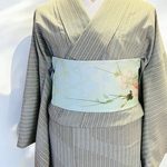 【再販】着付師が本気で考えた帯コルセット＊黄緑梅柄＊18