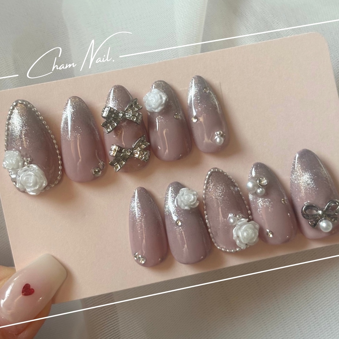 マグネットフレンチ - ネイルチップの人気通販 | minne byGMO