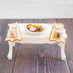 （ドーナツ）テイクアウトねこ【マグネット】【ミニチュアフード】