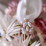 2pcs)3806)インポートピアス)  #4i
