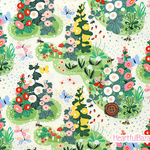 USAコットン(110×50) moda Love Letter フェアリーガーデン 生地 布