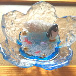 冬の金魚の小物入れ(ペンギン)