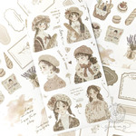 6枚入りイラスト・ラベルシールシート 1 <S869>