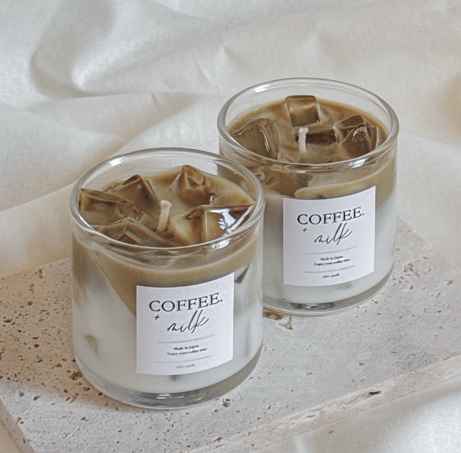 Ice caffe latte candle ~ アイスカフェラテキャンドル - Olive
