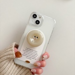 new 【Hello】　スマホグリップ　グリップトック　韓国　淡色　MagSafe MagSafe対応