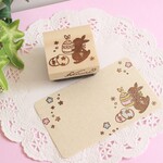 イースターバニー　うさぎはんこ　消しゴムはんこ　スタンプ　春