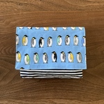 《再販》ペンギンの移動ポケット(水色)