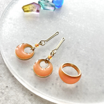 バングル　ピアス　金木犀