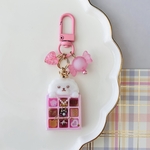 MINI♡ANIMAL CHOCOLATE BOX♡ビションフリーゼ　　　　　シャカシャカ　キーホルダー　レジン　アニマル　スイーツ　チョコ　プレゼント　ミニチュア　フェイクスイーツ　わんちゃん　犬