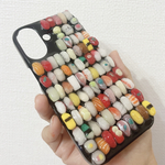 小さいお寿司ぎっしりスマホケース