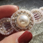 ビーズキラキラヘアクリップ