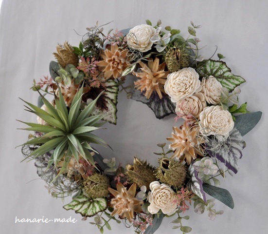 Dracaena wreath:graysh green no.2