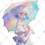オリジナル 人物ステッカー  B059