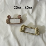 ネームプレート　ネームタグ　推し活　くま＆トイプードル