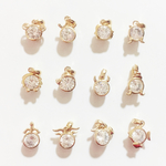 12星座♡キレイ色ゴールド プチネックレス