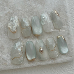 ICE Blueの水光ネイル💎✨️