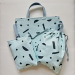 入園3点セット&コップ袋3点セット　ペールグリーン