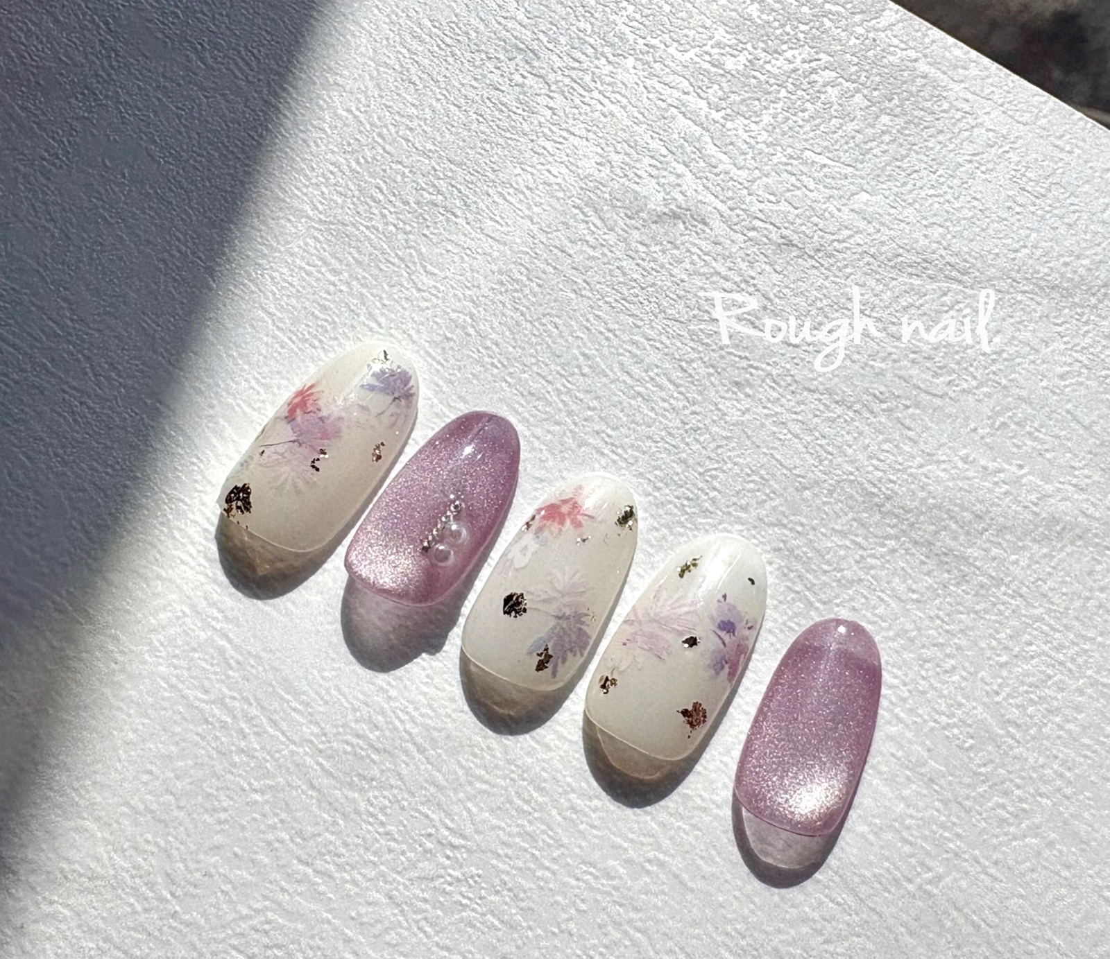 和装 赤× ゴールド ( ネイルチップ 着物 七五三 成人式 卒業式