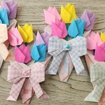 春の壁面飾り　チューリップ花束　桜柄】　壁面飾り