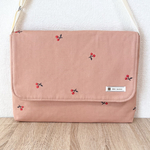 図書袋　チェリー刺繍