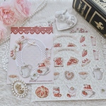 コラージュペーパー 10枚 strawberry tea time いちご ストロベリー