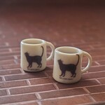 数量限定 コーヒーの入ったマグカップ (グレートラ猫)