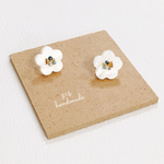 シェルflower＊イヤリング