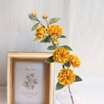 布花  飾って楽しむ布花　八重咲き山吹　1508