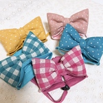 🎀選んで作れる・おリボンカチューシャ🎀チェック＆ドットシリーズ