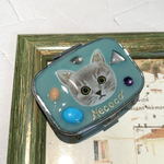 天然石シリーズ ♡ ねこNecoco アクセサリーケース ピルケース 小物入れ