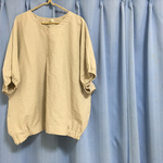 【Ｋ様オーダー品】ドルマンブラウス★サンドベージュ